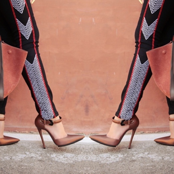 Rag&Bone Raja Black Red White Boho Celebrity Blogger Embroidered Jeans 24 - Picture 2 of 8